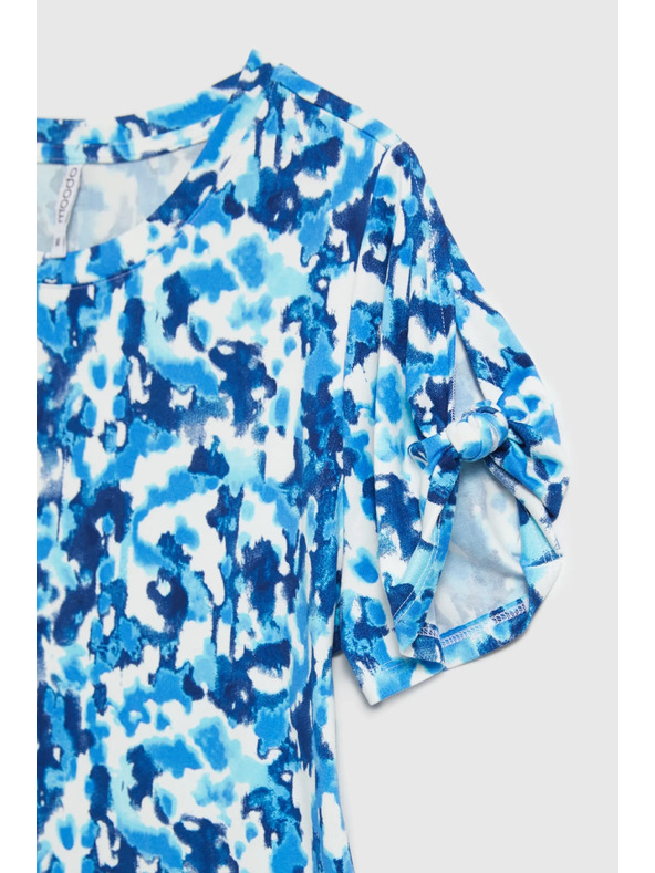 Moodo Kék mintás blúz