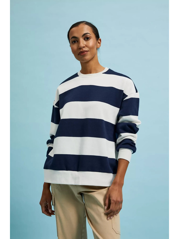 Moodo Csíkos pulóver