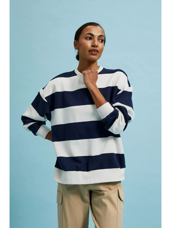 Moodo Csíkos pulóver