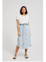 Moodo Világoskék bő szoknya