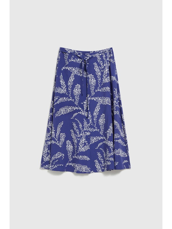 Moodo Kék mintás bő szoknya