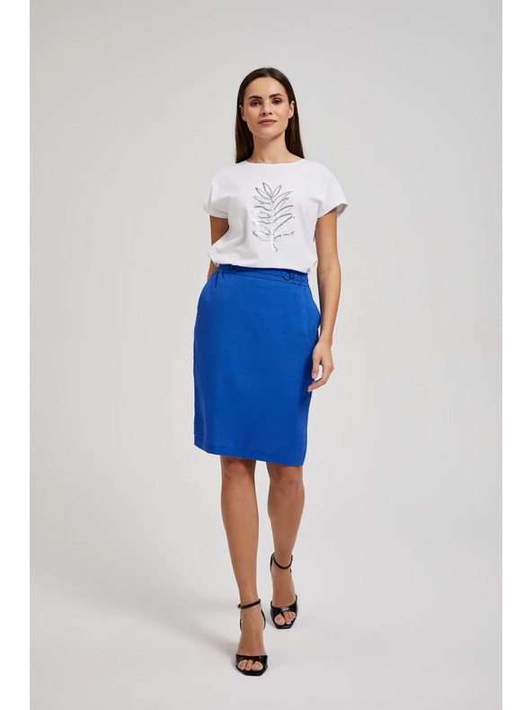 Moodo Kék midi ceruzaszoknya
