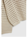 Moodo Krémes lyukacsos pulóver