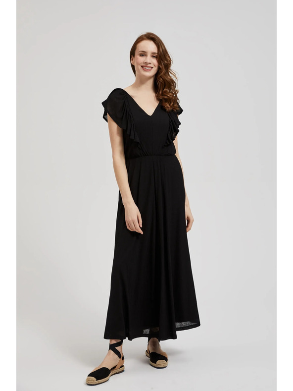 Moodo Fekete hosszú ruha