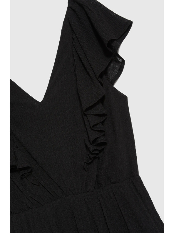 Moodo Fekete hosszú ruha