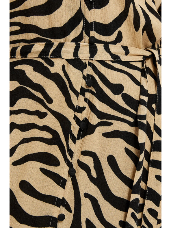 Moodo Bézs mintás ruha