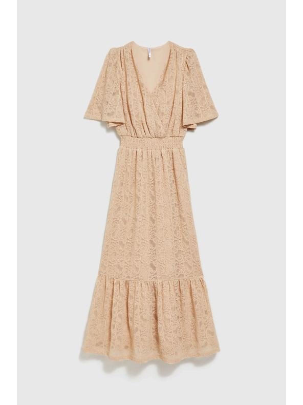 Moodo Krémes csipke maxi ruha
