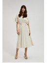 Moodo Bézs övös ruha
