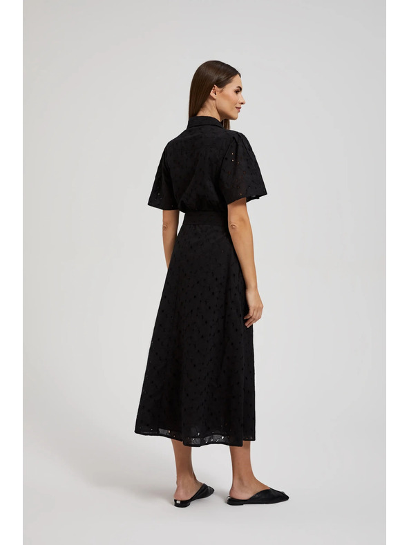 Moodo Fekete széles ujjú ingruha