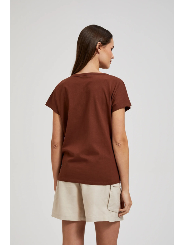 Moodo Barna felső gombokkal