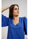 Moodo Kék felső széles ujjakkal