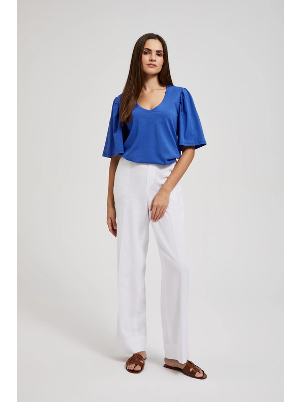 Moodo Kék felső széles ujjakkal