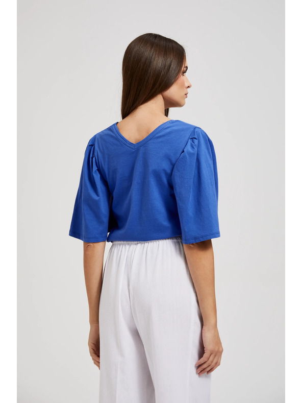 Moodo Kék felső széles ujjakkal