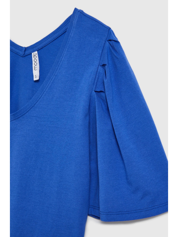 Moodo Kék felső széles ujjakkal