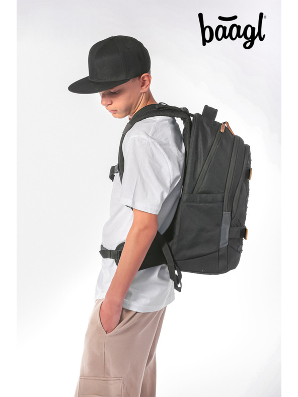 BAAGL  BAAGL Iskolai hátizsák Skate max Darkness