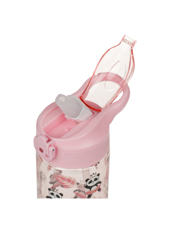 BAAGL  BAAGL Panda Tritán ivópalack szívószállal 500 ml