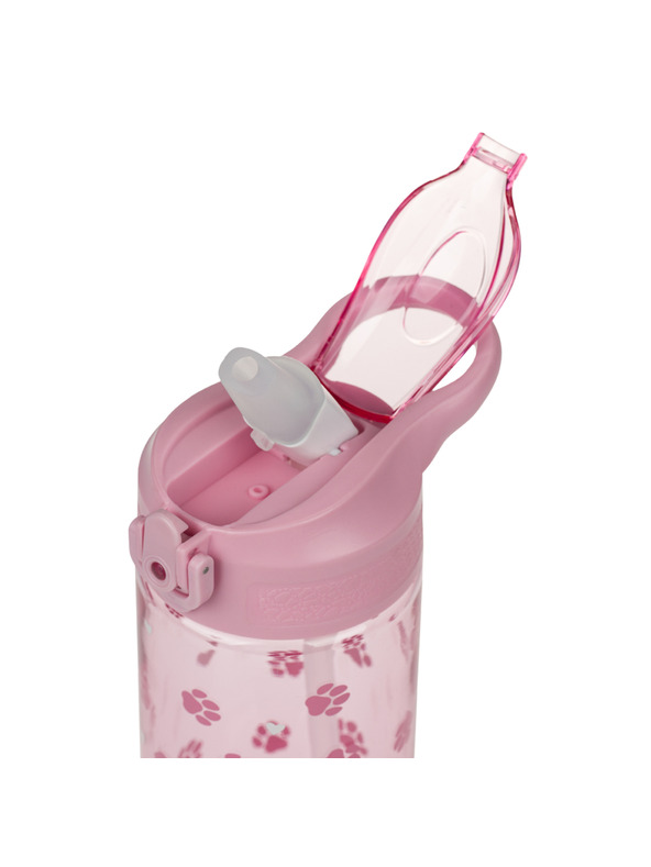 BAAGL  BAAGL Tritán ivópalack szívószállal Mancsok 500 ml