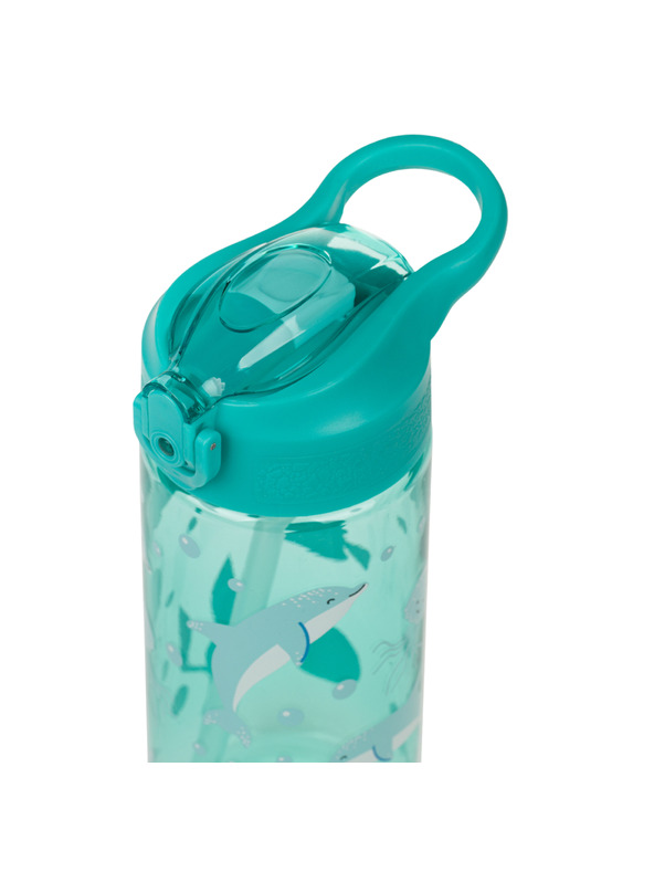 BAAGL  BAAGL Tritán ivópalack szívószállal Delfin 500 ml