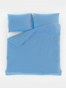 Kvalitex Francia egyszínű pamut ágynemű 240x200, 70x90cm kék