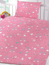 Kvalitex Pamut ágynemű Obláčky rózsaszínű