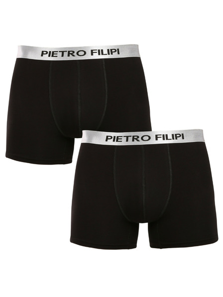 Pietro Filipi Dupla csomag - Pietro Filipi férfi boxer fekete Metalic silver