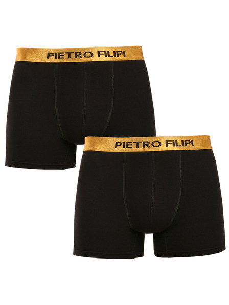 Pietro Filipi Dupla csomag - Pietro Filipi férfi boxer fekete Metalic gold