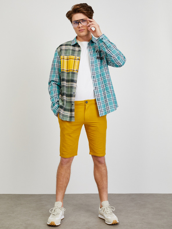 ZOOT.lab Sárga férfi chino rövidnadrág ZOOT.lab Gavin