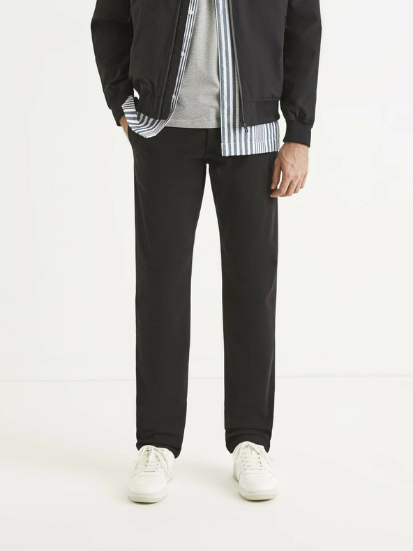 Celio Fekete férfi nadrág Celio