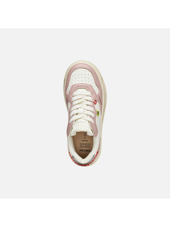 Geox Bílé dívčí tenisky Geox Lestrella - Geox Lestrella fehér lány sportcipő