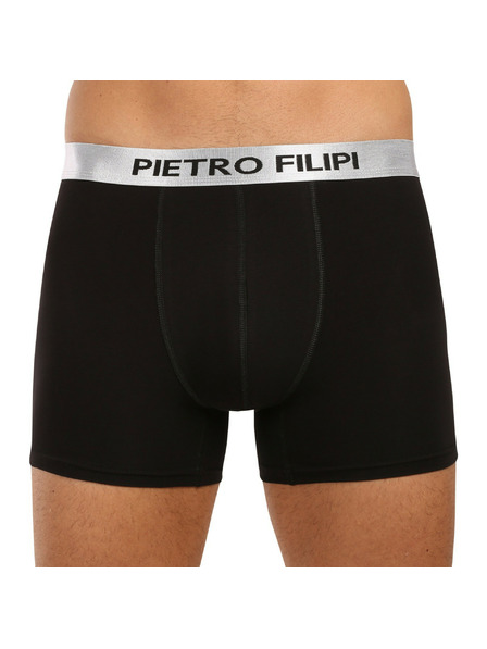 Pietro Filipi Dupla csomag - férfi boxeralsó Pietro Filipi fekete Metalic mix