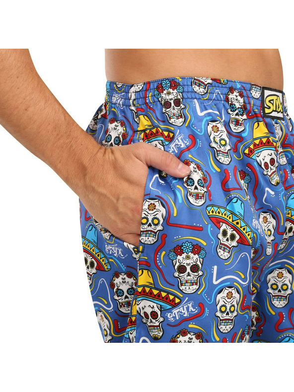 Styx Férfi hálónadrág Styx koponyák