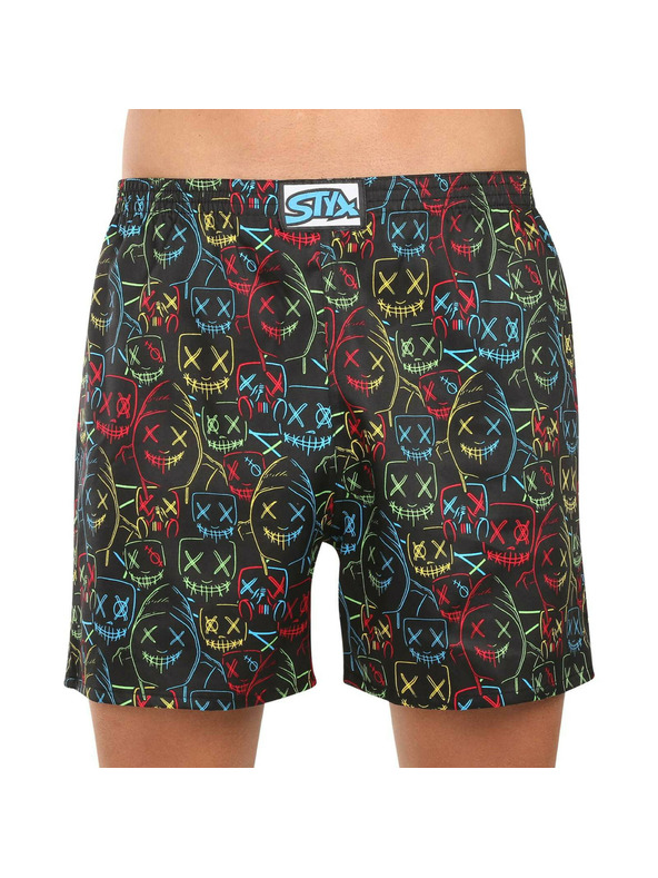 Styx Háromdarabos szett - férfi hálónadrág Styx többszínű