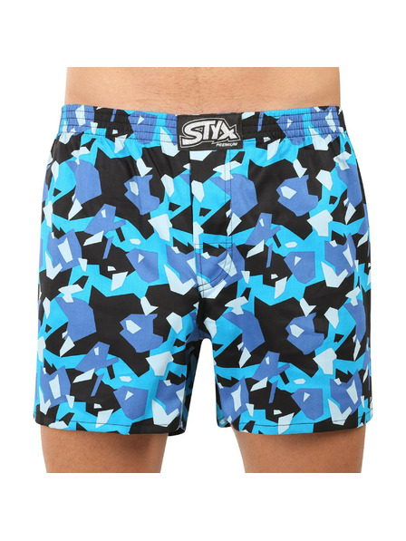 Styx Férfi boxeralsó Styx prémium art klasszikus gumi szögletes terepmintás