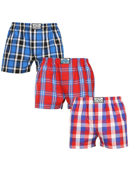 Styx Három darabos szett - férfi Styx rövidnadrág klasszikus elasztikus több színben