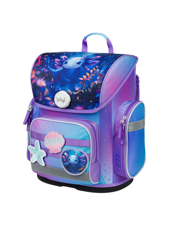 BAAGL  BAAGL Ergonomikus iskolai táska Axolotl