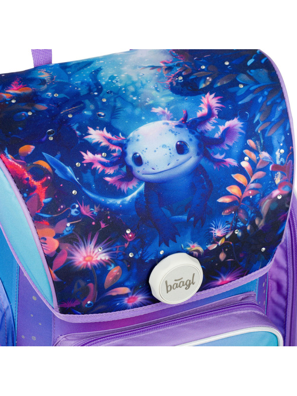 BAAGL  BAAGL Ergonomikus iskolai táska Axolotl