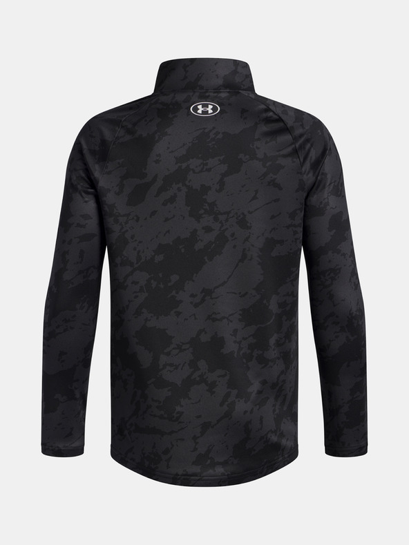 Under Armour Fiú póló Under Armour UA Tech 2.0 1/2 Zip-BLK