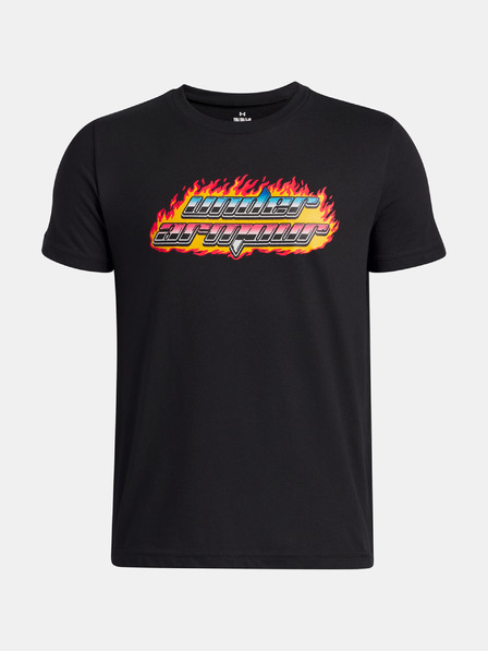 Under Armour Under Armour UA Flame WM SS-BLK fiú póló