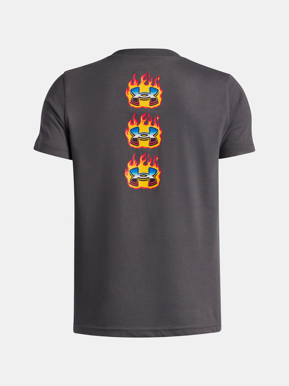 Under Armour Fiú póló Under Armour UA Flame WM SS-GRY