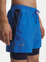 Under Armour Férfi rövidnadrágok Under Armour UA LAUNCH 5'' 2-IN-1 SHORTS-BLU