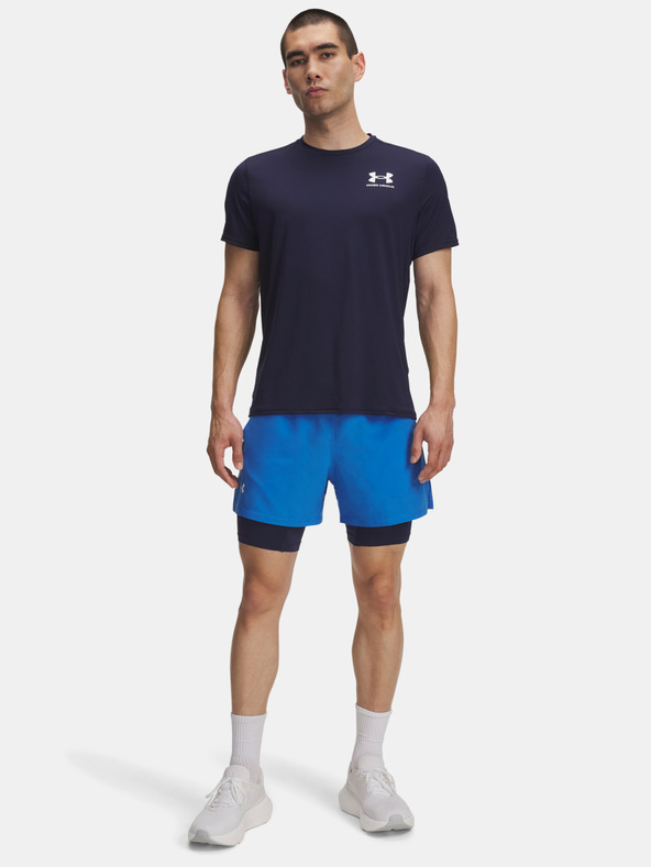 Under Armour Férfi rövidnadrágok Under Armour UA LAUNCH 5'' 2-IN-1 SHORTS-BLU