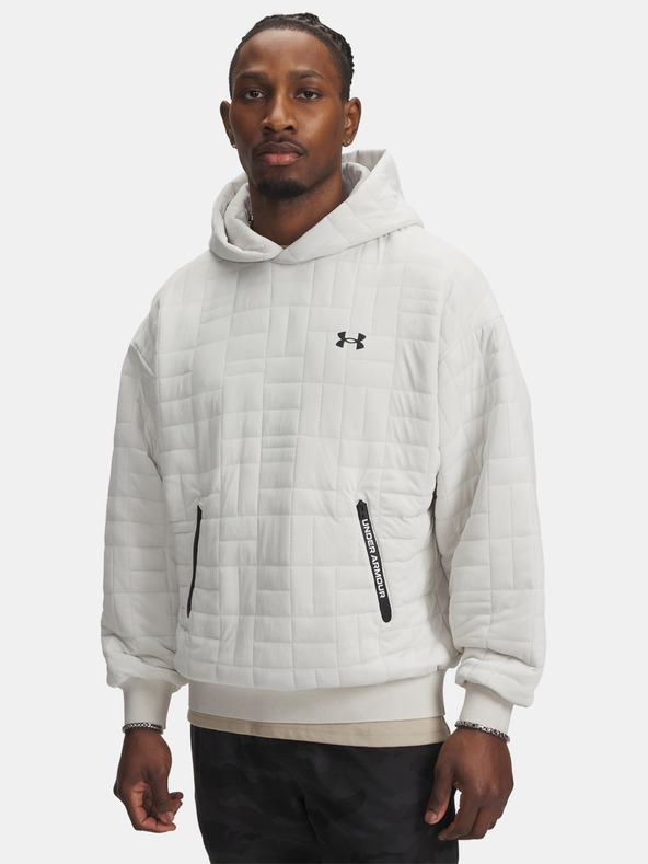 Under Armour Férfi felső Under Armour UA Unstoppable Flc Txtr Hdy-WHT