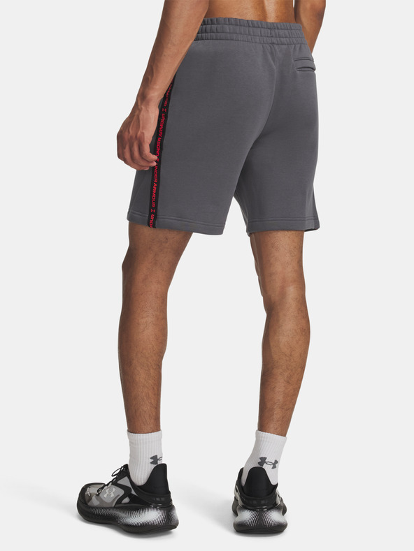Under Armour Férfi rövidnadrágok Under Armour UA Icon Fleece Short Taping-GRY