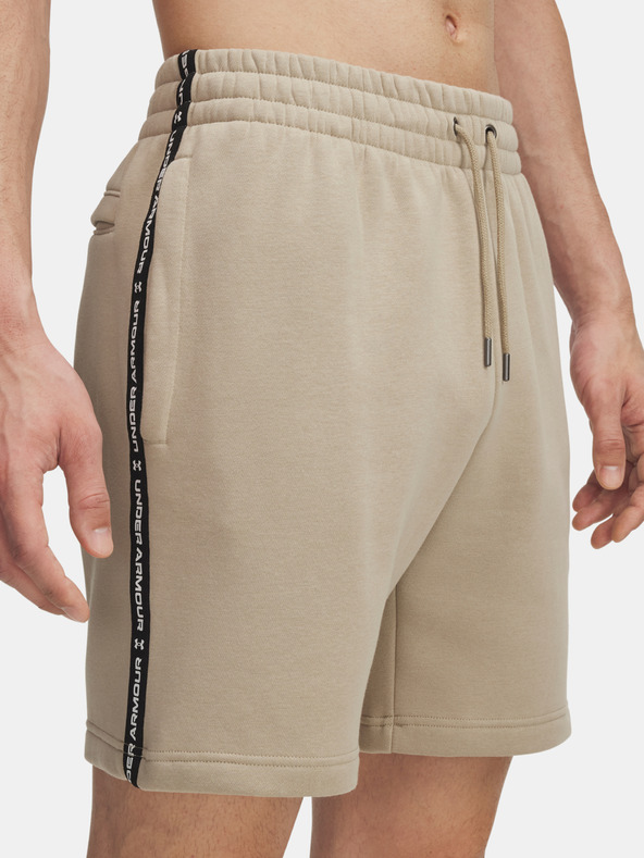 Under Armour Férfi rövidnadrágok Under Armour UA Icon Fleece Short Taping-BRN