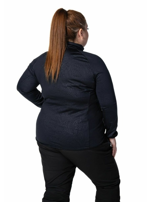 Kilpi Kilpi JUNIE-W női funkcionális kapucni nélküli pulóver Fekete