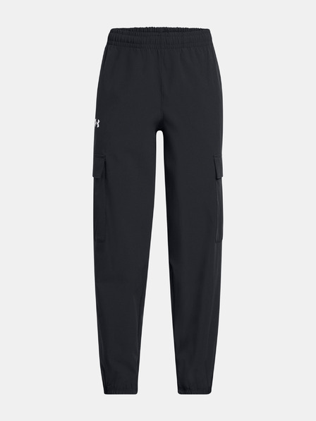 Under Armour Lányos sportnadrág Under Armour UA Rival Szövött Cargo Nadrág-FEKETE