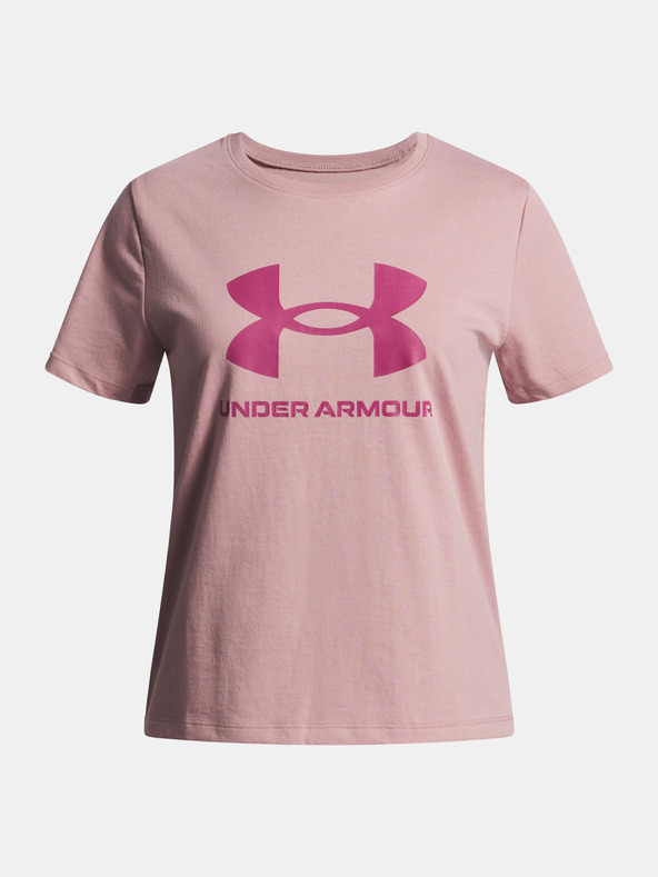 Under Armour Lány póló Under Armour UA BIG LOGO SS-PNK