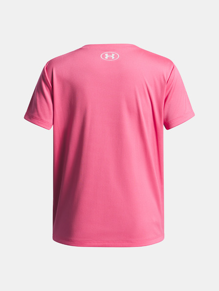 Under Armour Lányos póló Under Armour Tech Wordmark Grafikus SS-RÓZSASZÍN