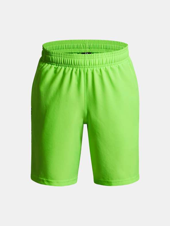 Under Armour Fiú rövidnadrágok Under Armour UA Tech Woven Wordmark Short-GRN