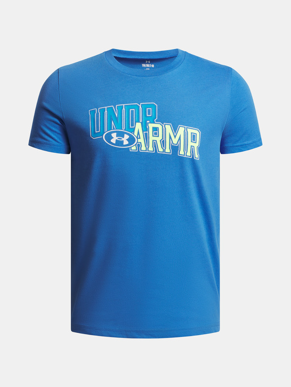 Under Armour Fiú póló Under Armour UA OVERLAY WM SS-BLU
